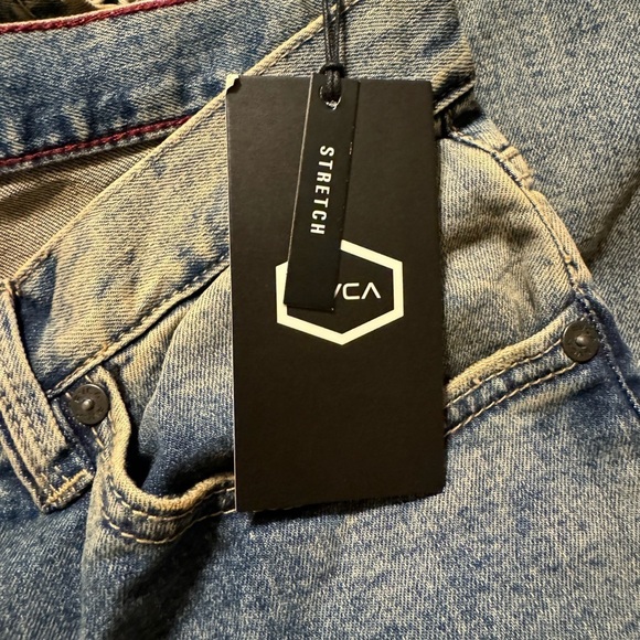 RVCA Daggers Slim Straight Jeans 30 x 32 - Picture 8 of 10